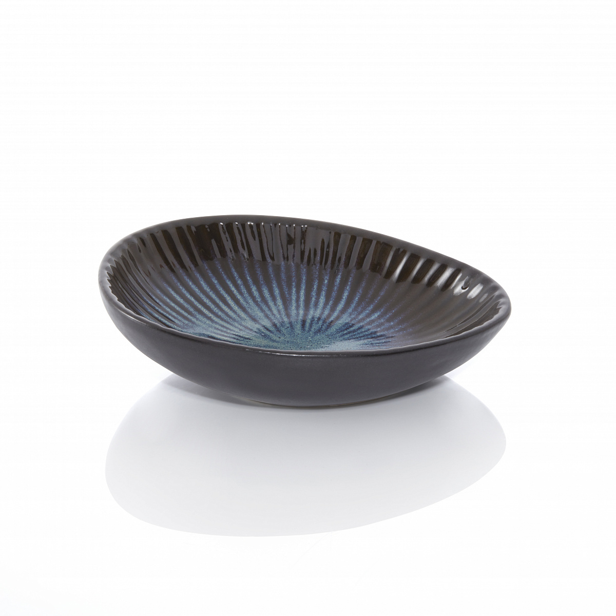 Овальная чаша для соусов DEEP OCEAN, голубая,12x8,7 см